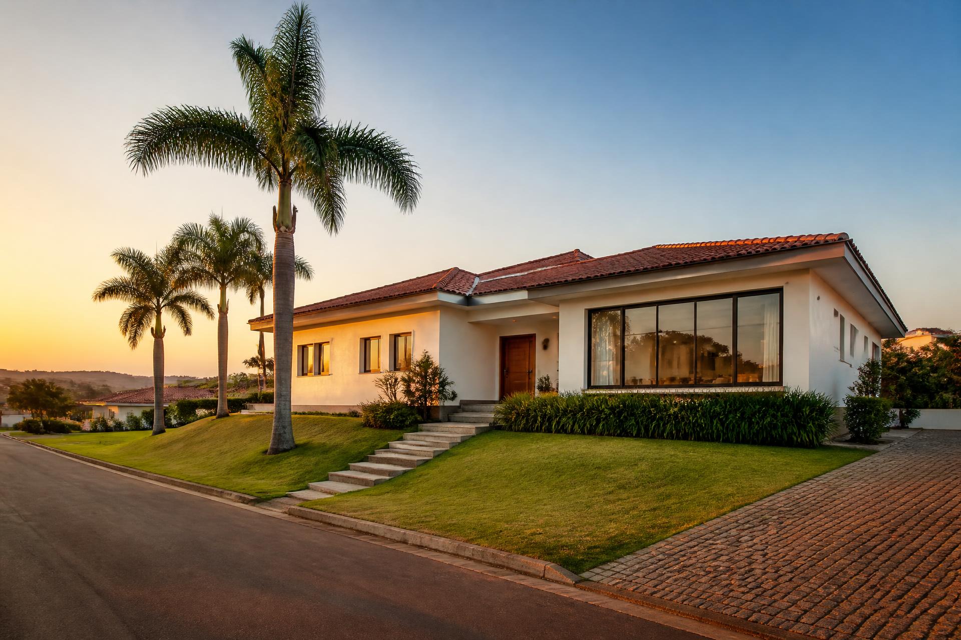 Casa moderna com jardim em rua tranquila de Pompéia – SP